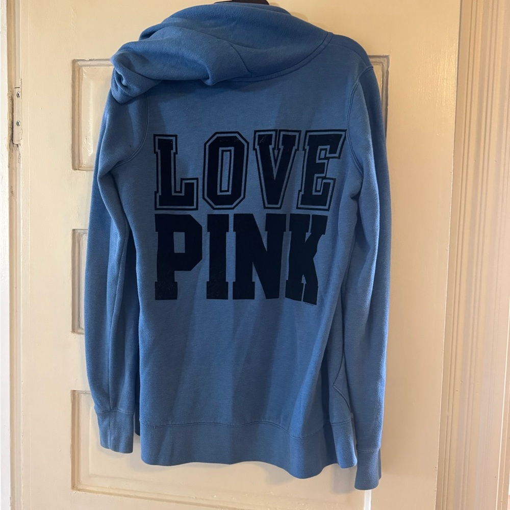 PINK Victoria's Secret Kids Blue Hoodie